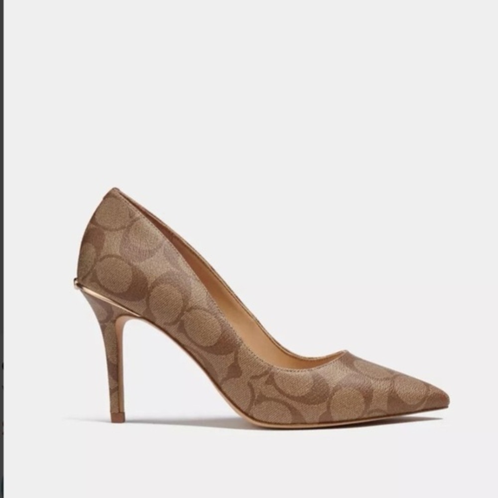 Coach Alyce Signature Pump Heels (NEW With TAGS)